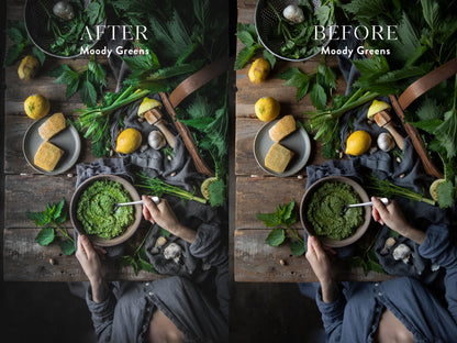 Moody Food Photography Preset Collection
