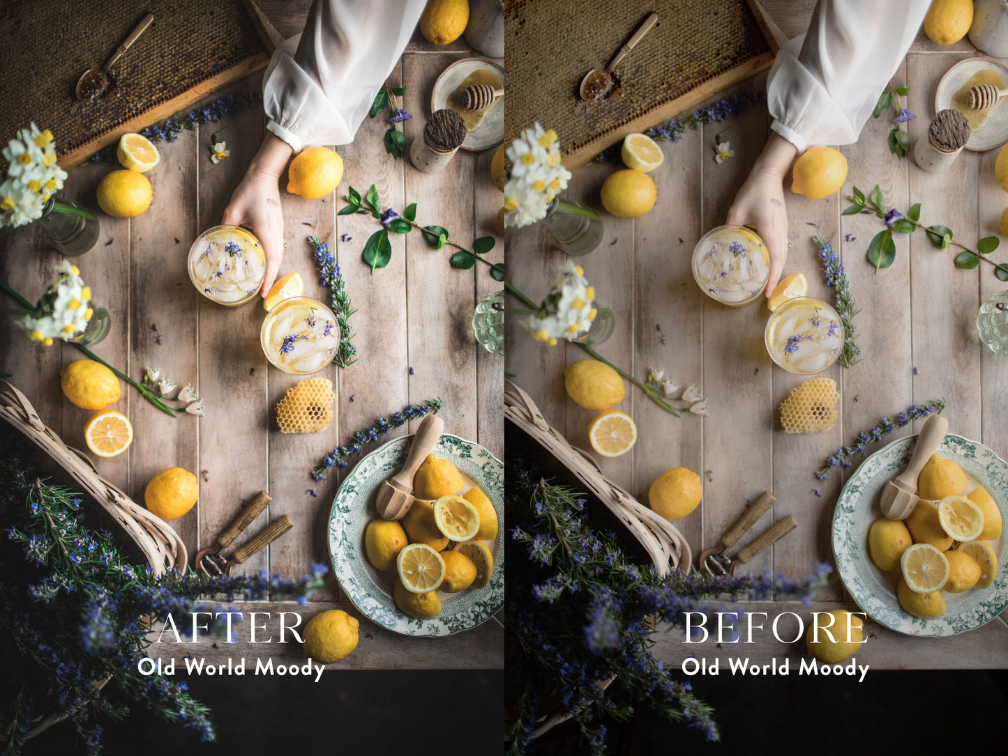 Moody Food Photography Preset Collection